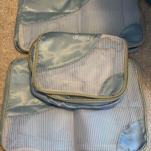 Brand new 3 piece OlarHike Blue Packing Cubes Set